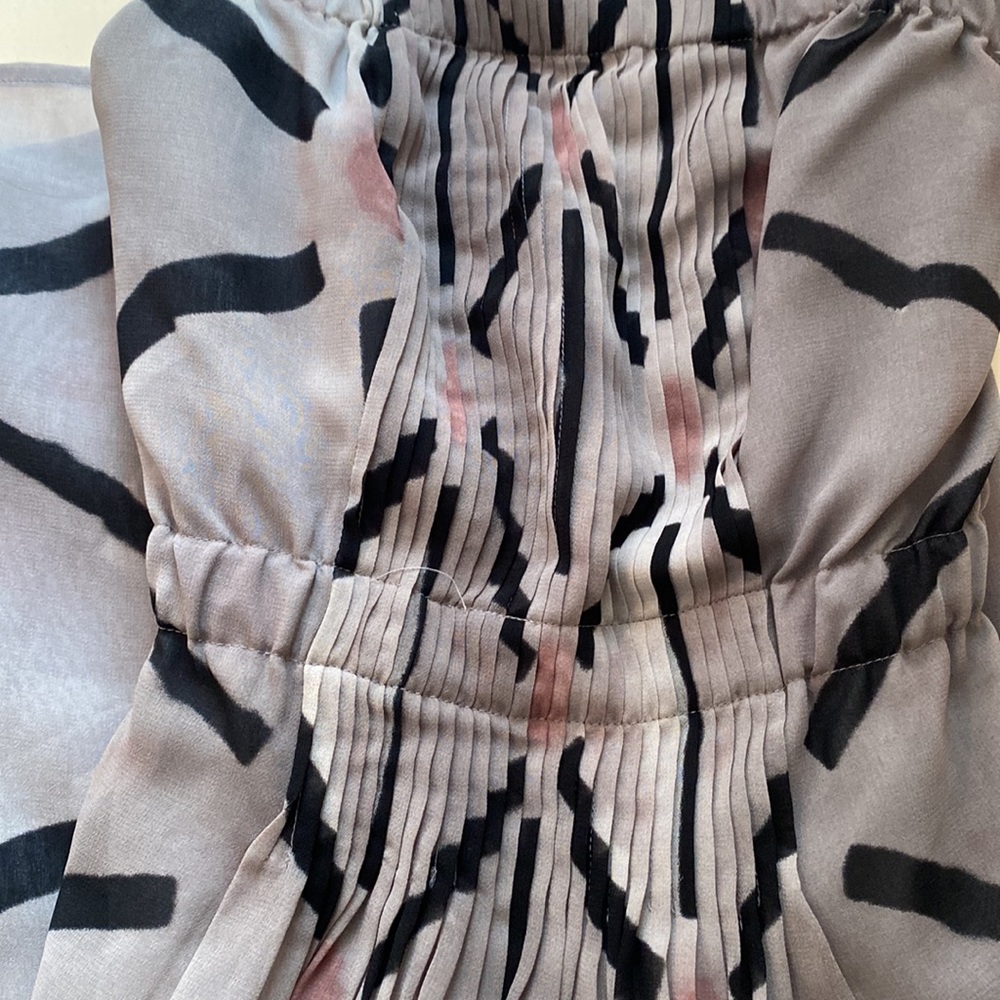 Broadway & Broome Strapless Patterned Dress